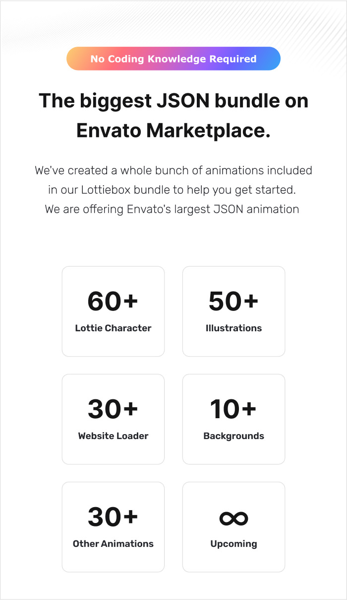 Lottiebox Lottie Animation Bundle and JSON Animation Kit - 17